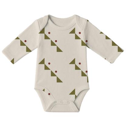 Tri Dot Stair Mosaic personalized infant bodysuits