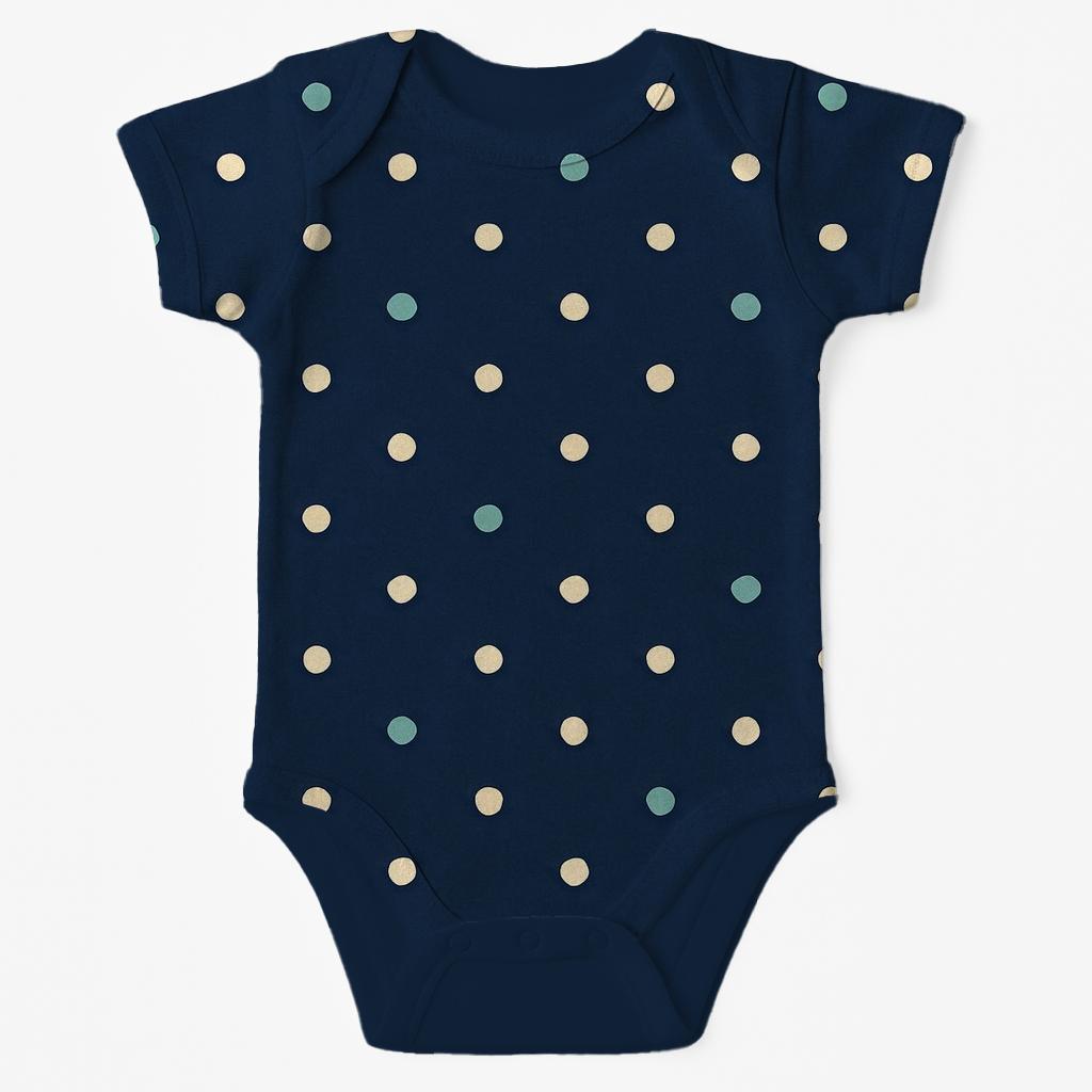 Orbit Dots Interval unique printed baby bodysuits
