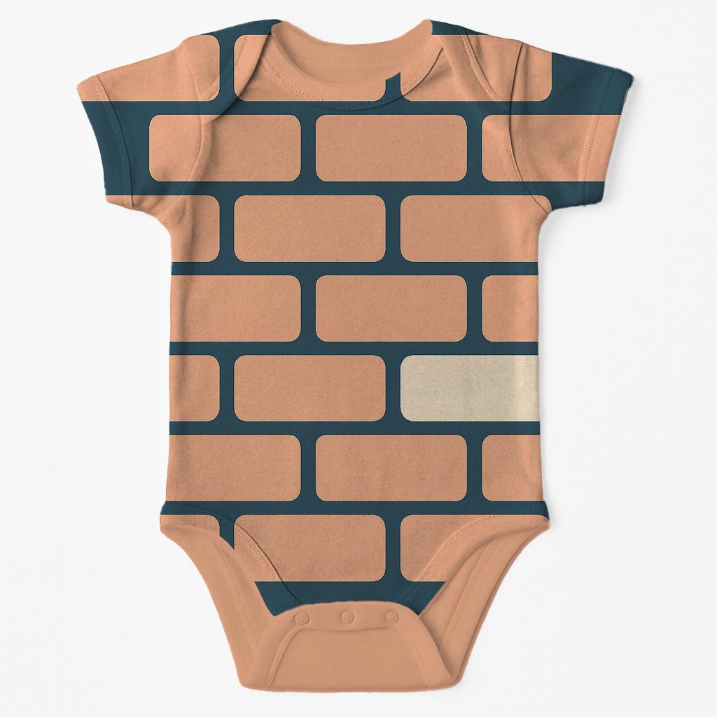 Brick Offset Breeze custom baby bodysuits