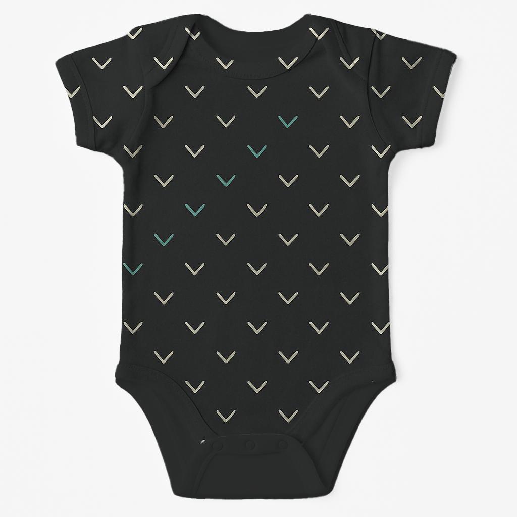 Chevron Drift Minis custom baby bodysuits