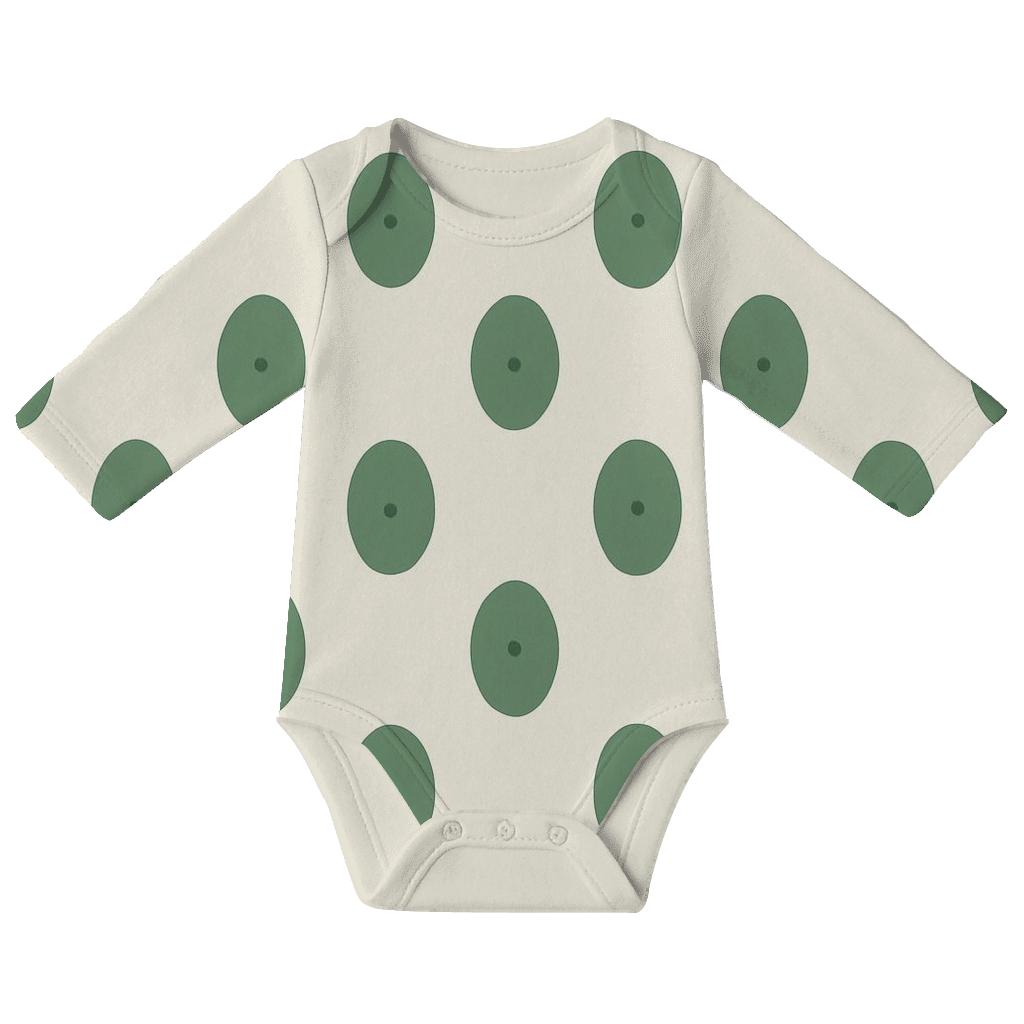 Pod Cell Repeat Simple Ovals unique printed baby bodysuits