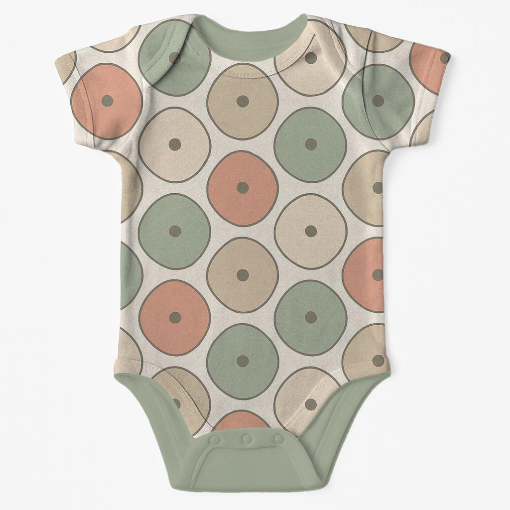 Pod Cell Repeat sleeveless baby bodysuits