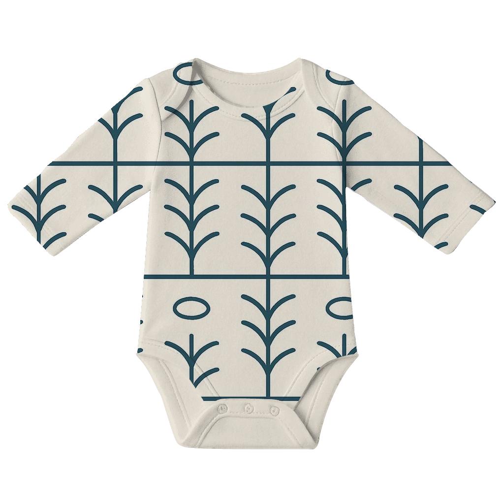 Frond Band Ladder baby bodysuits for newborns