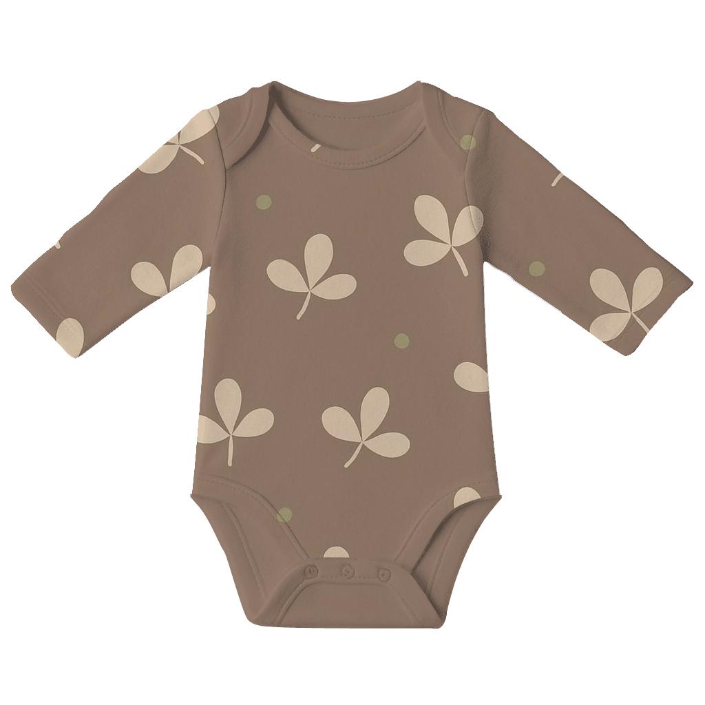 Pebble Leaf Clusters baby bodysuits for newborns