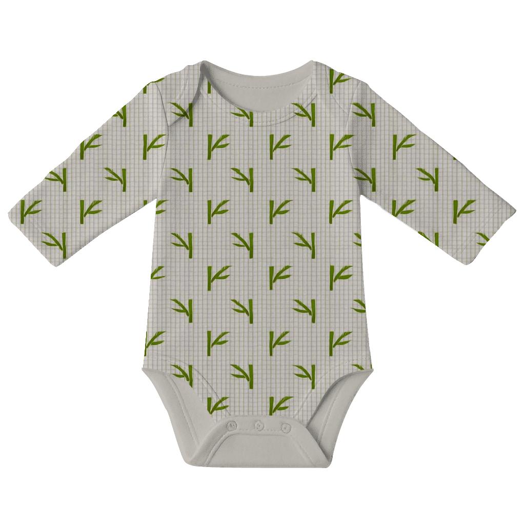 Branch Weave Micro Checks custom baby bodysuits