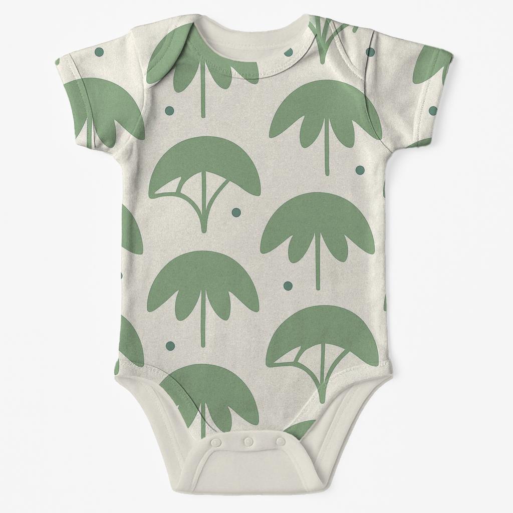 Canopy Tile Drift organic baby bodysuits