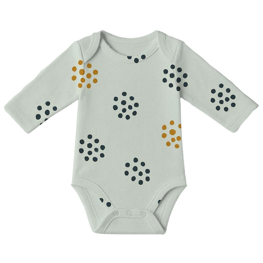 Seed Dot Constellation Scatter sleeveless baby bodysuits