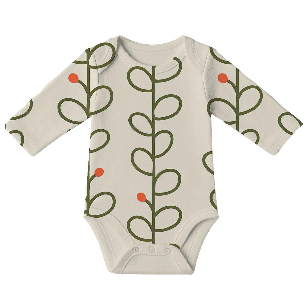 Vine Loop Ladder kimono style baby bodysuits
