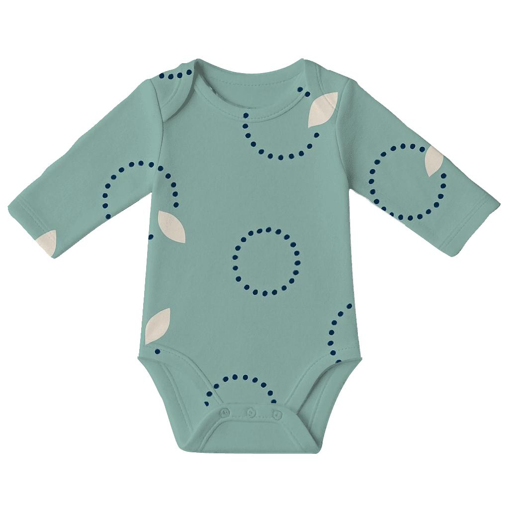 Canopy Dot Halo Clusters sleeveless baby bodysuits