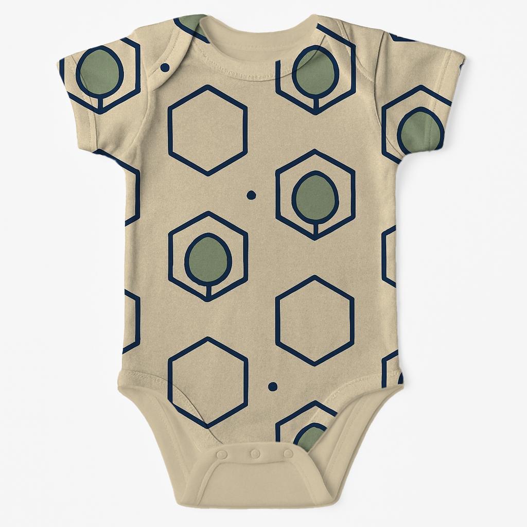 Pod Cell Repeat Quilt custom baby bodysuits