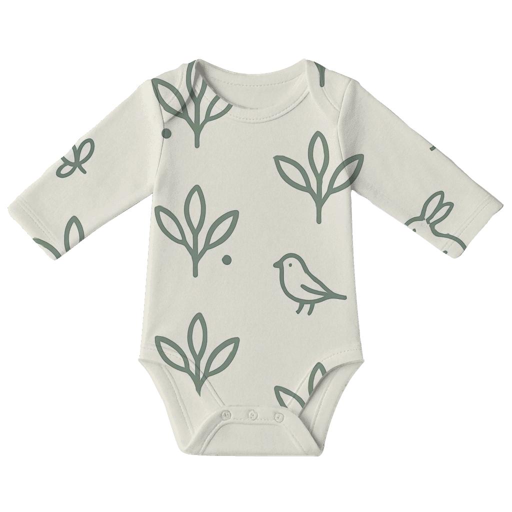 Canopy Tile Drift unique printed baby bodysuits