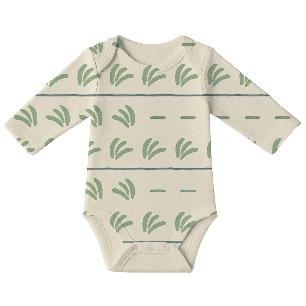 Frond Banding With Quiet Gaps personalized infant bodysuits