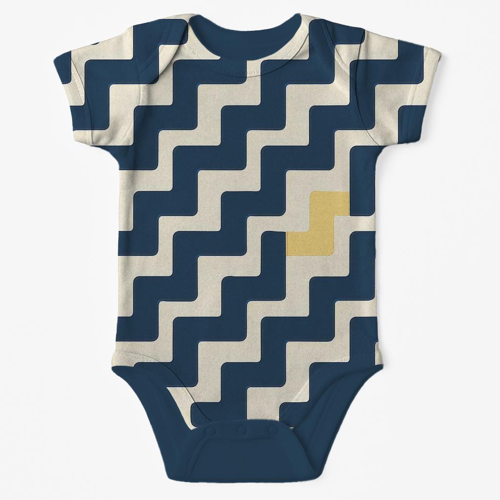Soft Step Tile Relay soft cotton baby bodysuits