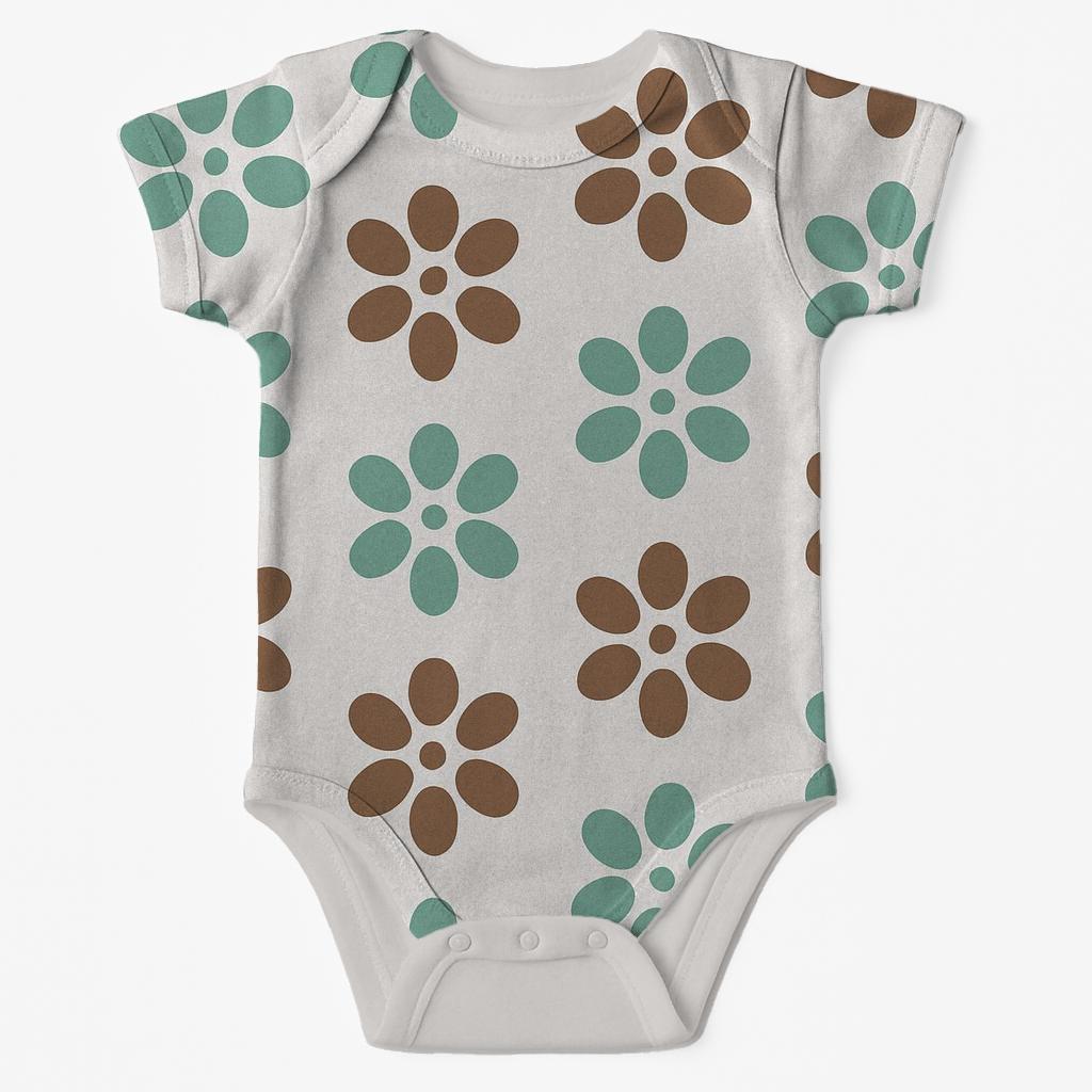 Pod Cell Repeat Rings organic baby bodysuits