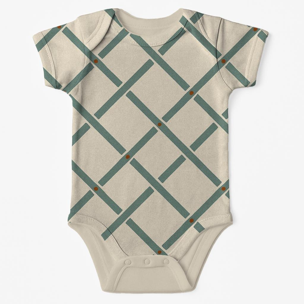 Stem Weave With Quiet Knots baby bodysuits for newborns