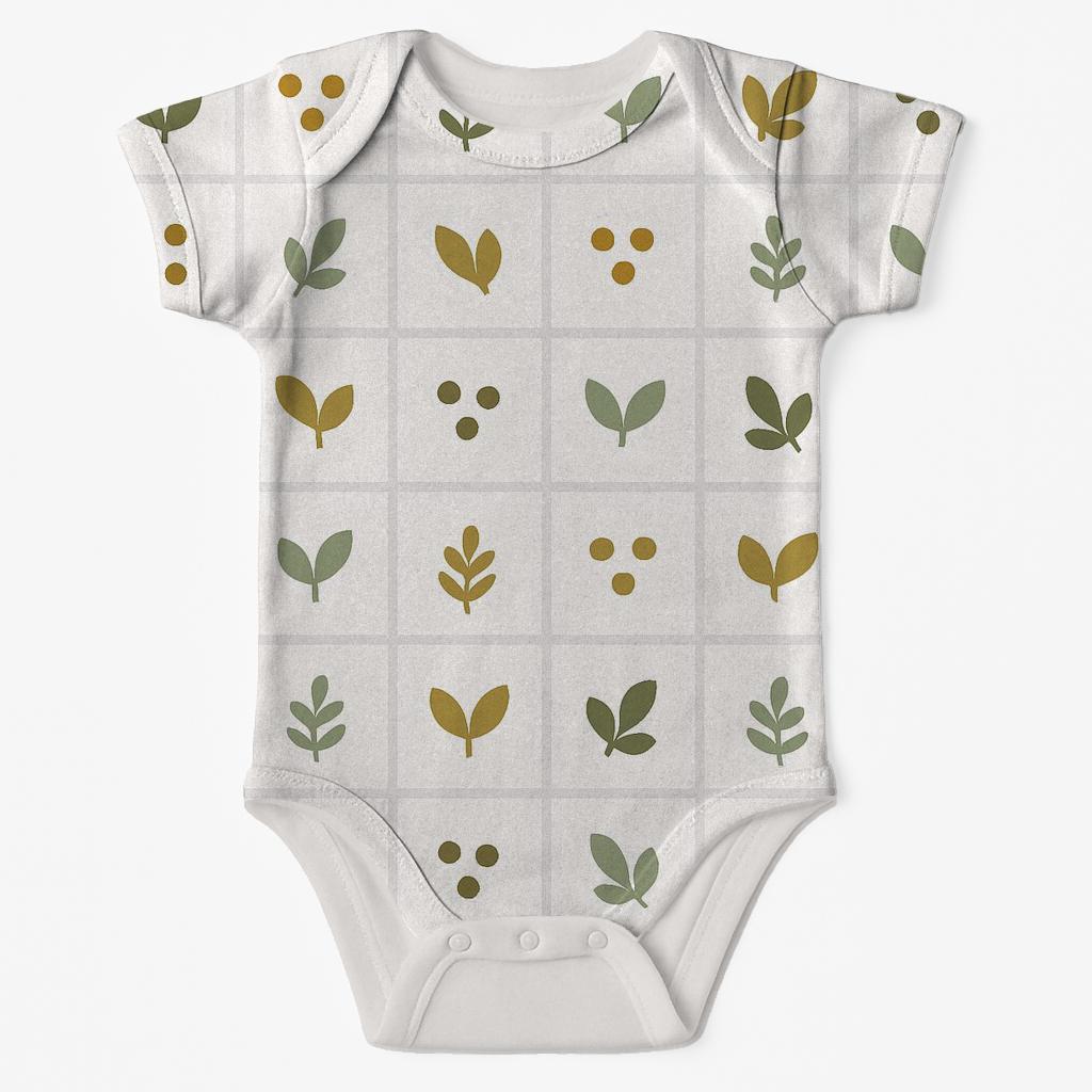 Grove Quilt Modular Squares personalized infant bodysuits
