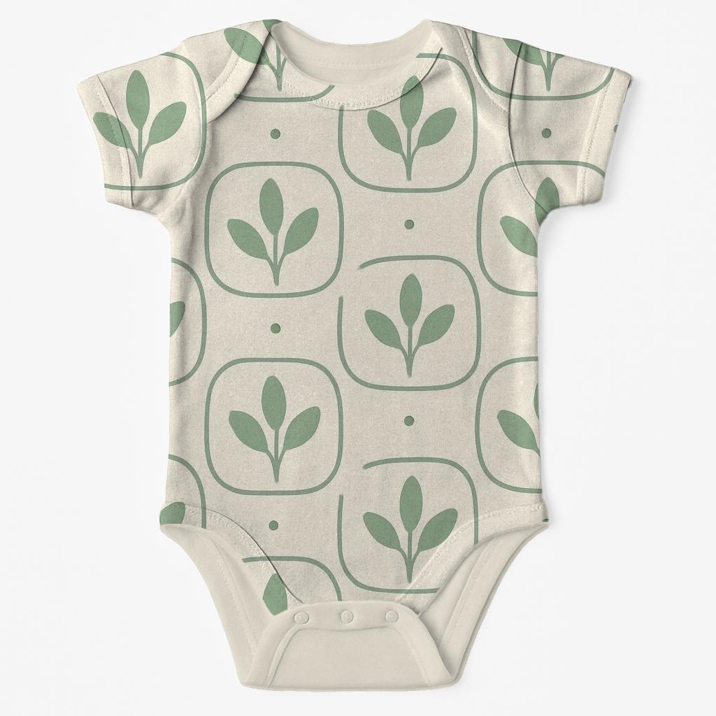 Offset Canopy Tile Drift custom baby bodysuits