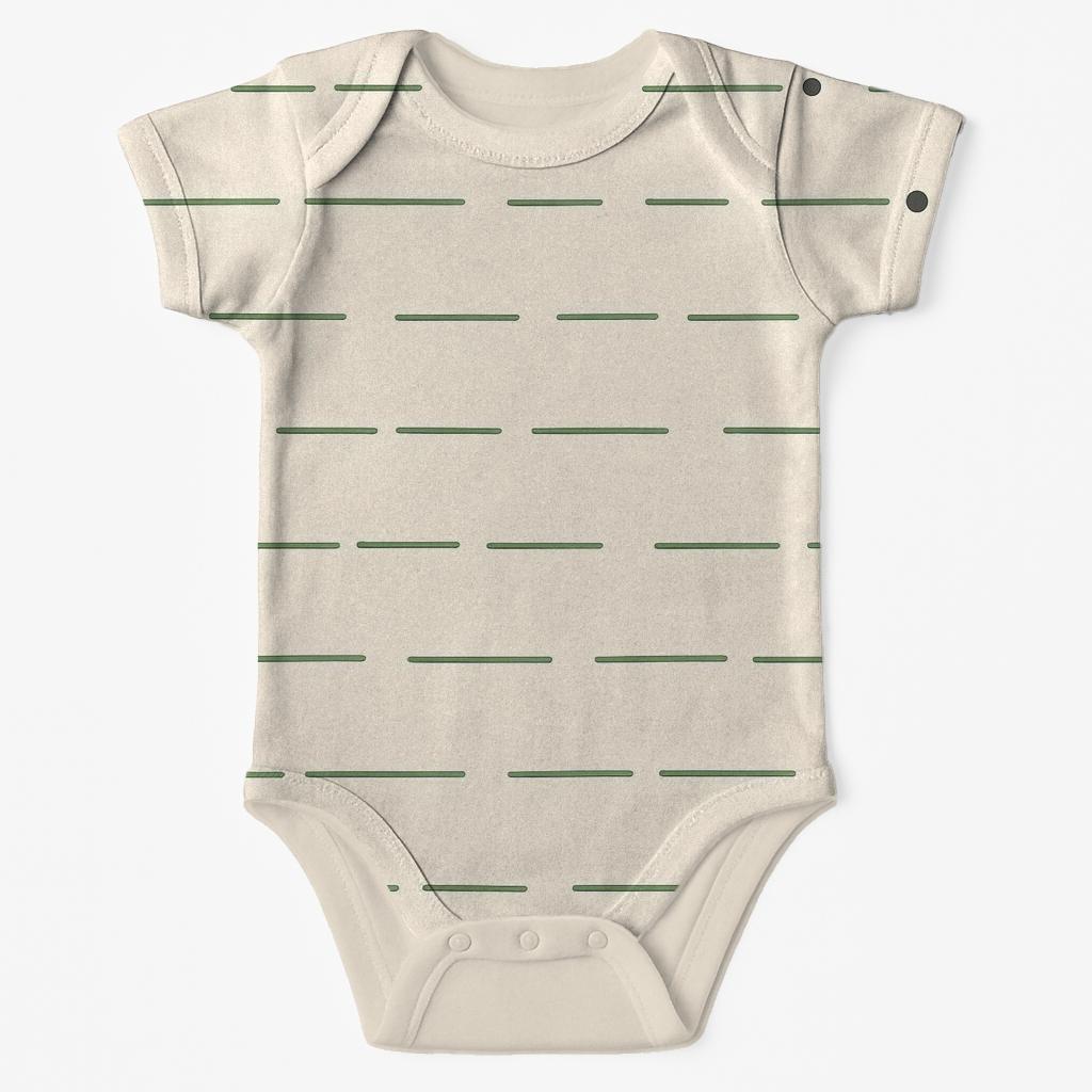 Stem Dash Interval Repeat comfortable snap baby bodysuits