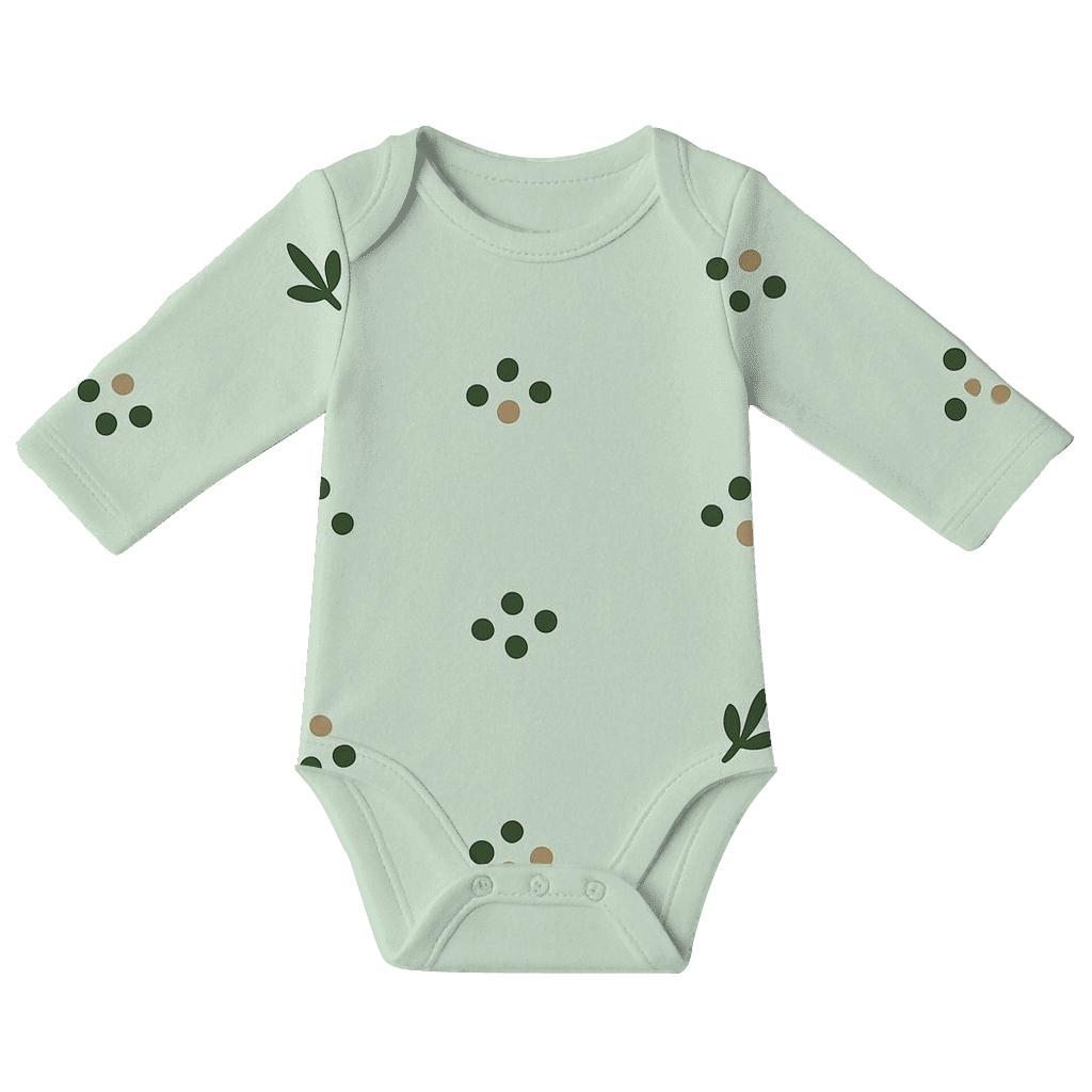 Seed Dot Canopy Silence organic baby bodysuits
