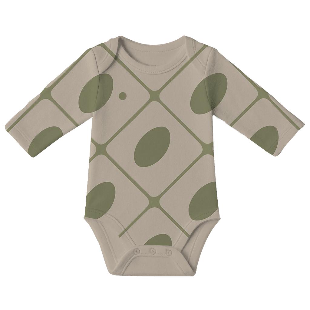 Rounded Pod Cell Repeat custom baby bodysuits