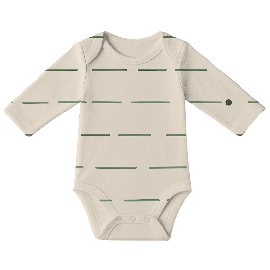 Stem Dash Interval Repeat unique printed baby bodysuits