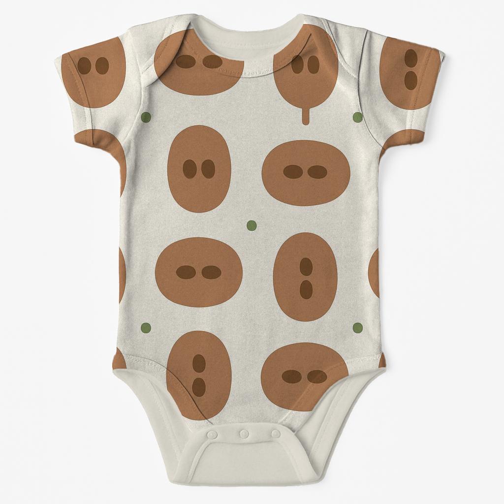 Pod Cell Repeat kimono style baby bodysuits