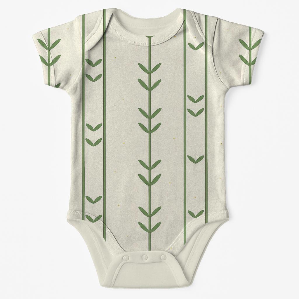 Leaf Hatch Ladder sleeveless baby bodysuits