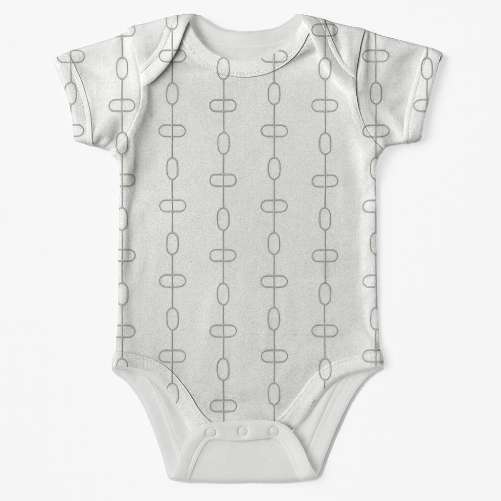 Banded Loop Ladder sleeveless baby bodysuits