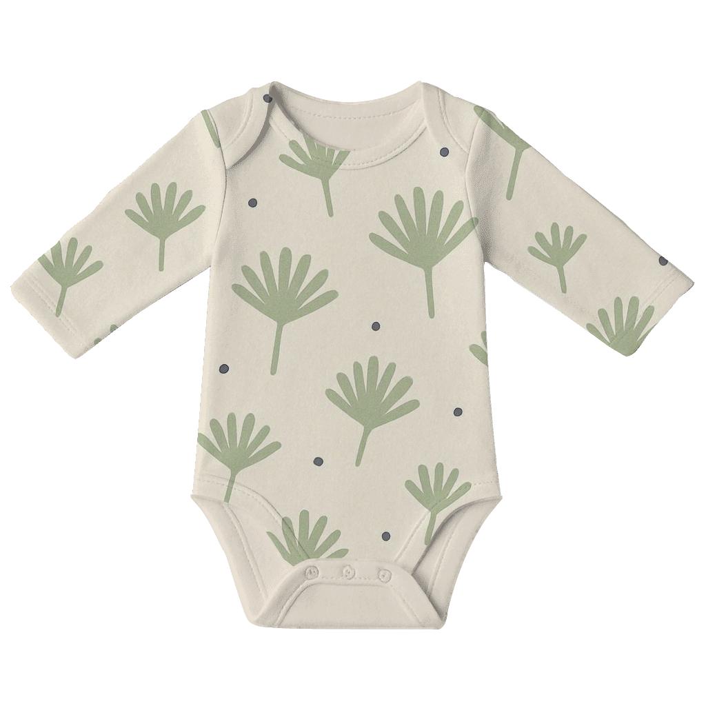 Palm Whisper Scatter custom baby bodysuits