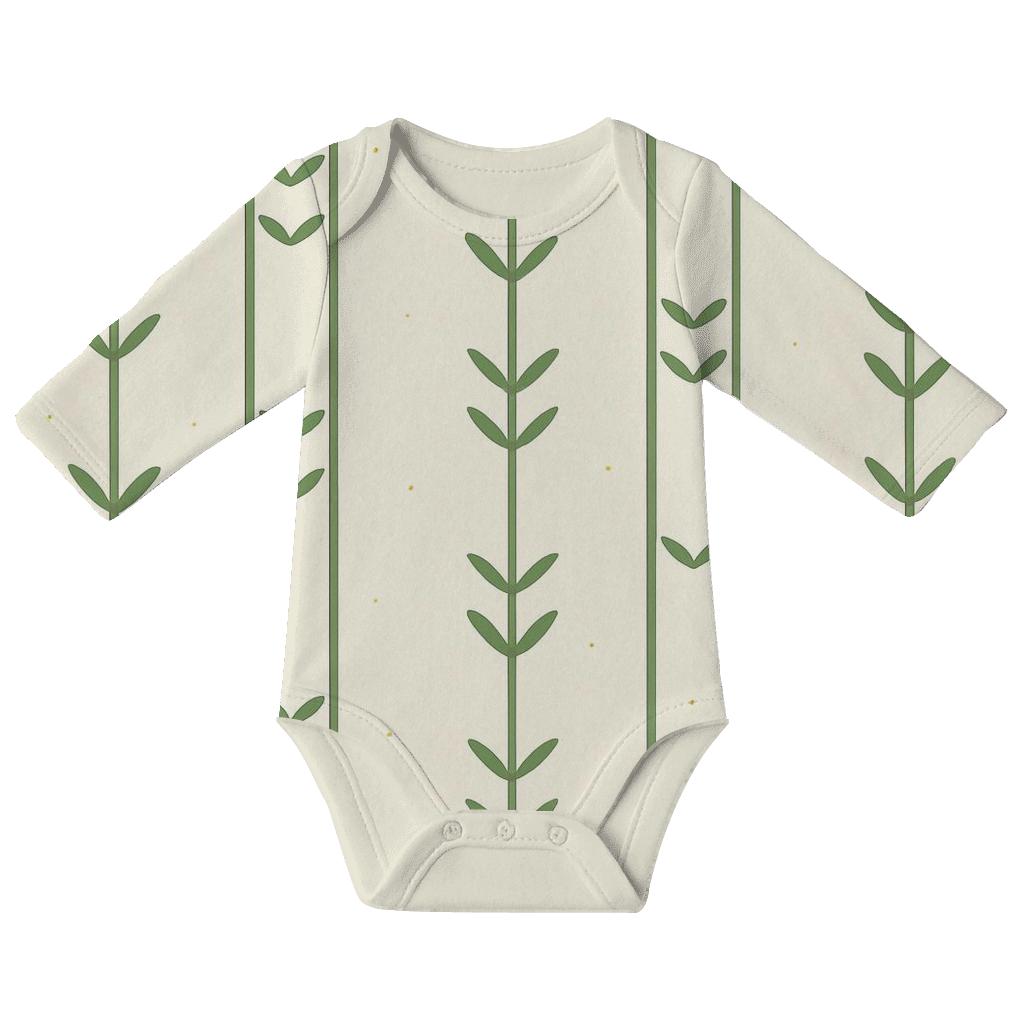 Leaf Hatch Ladder comfortable snap baby bodysuits