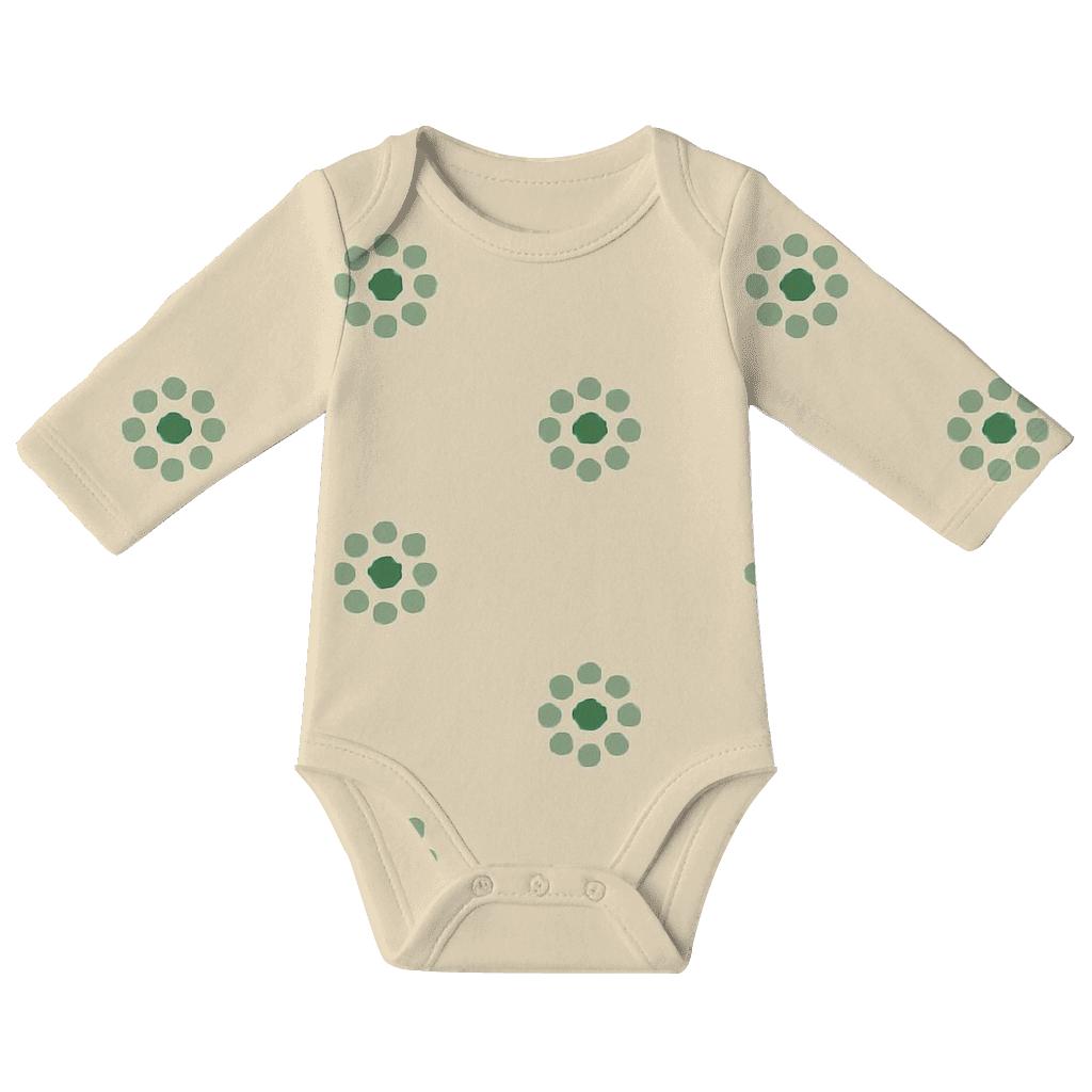 Moss Patch Dotscape soft cotton baby bodysuits
