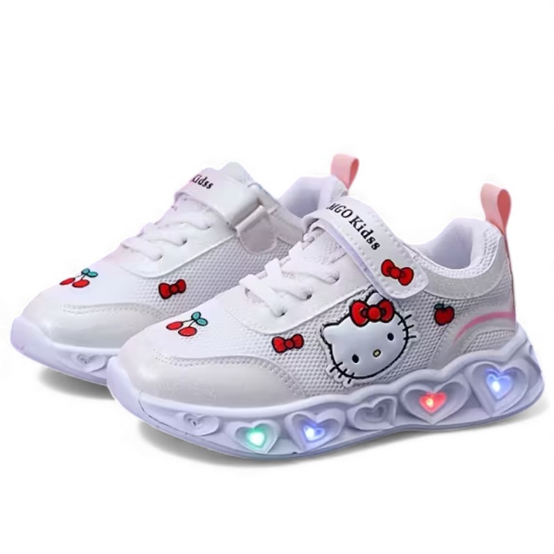 Hello Kitty LED Light Up Sneakers For Girls
