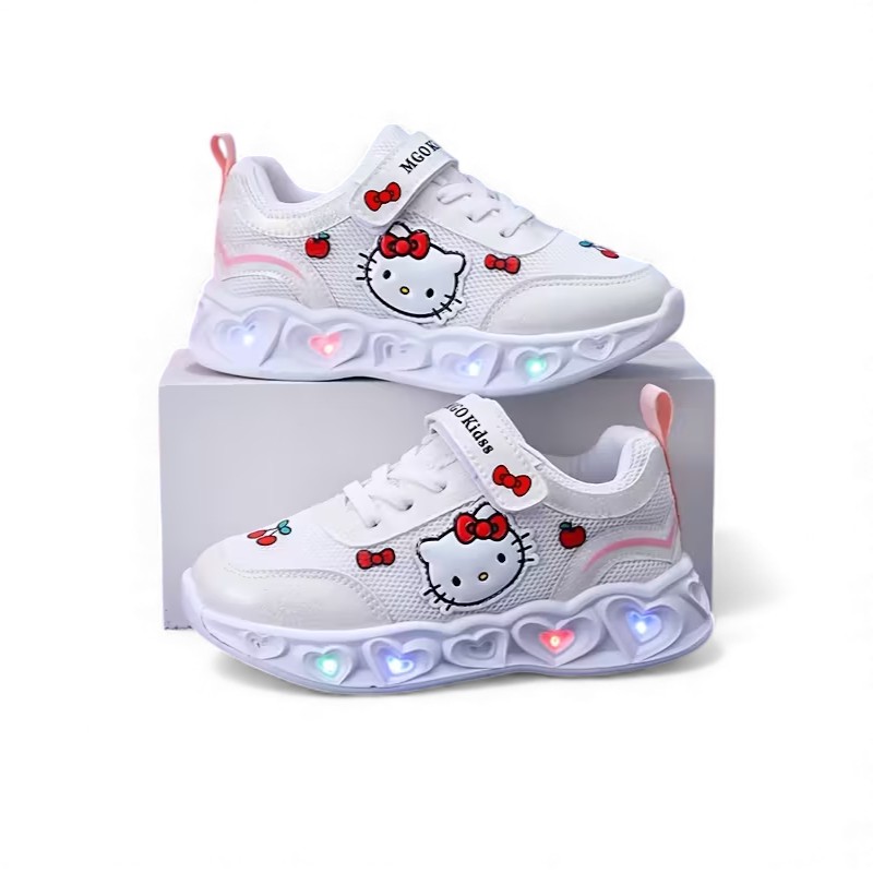 Hello Kitty LED Light Up Sneakers For Girls