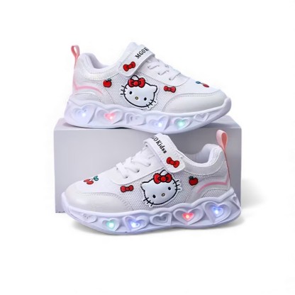 Hello Kitty LED Light Up Sneakers For Girls