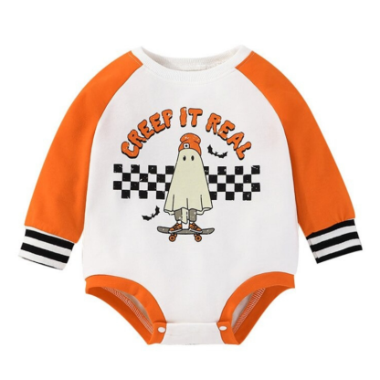 Long Sleeve Unisex Baby Romper-Children Cloth Shop
