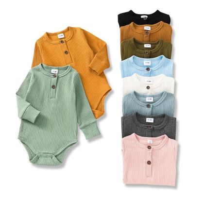 Solid Striped Cotton Jumpsuits For Toddlers-Children Cloth Shop