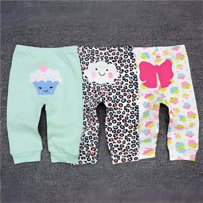 Casual 3Pcs Toddler Pajama Pants-Children Cloth Shop