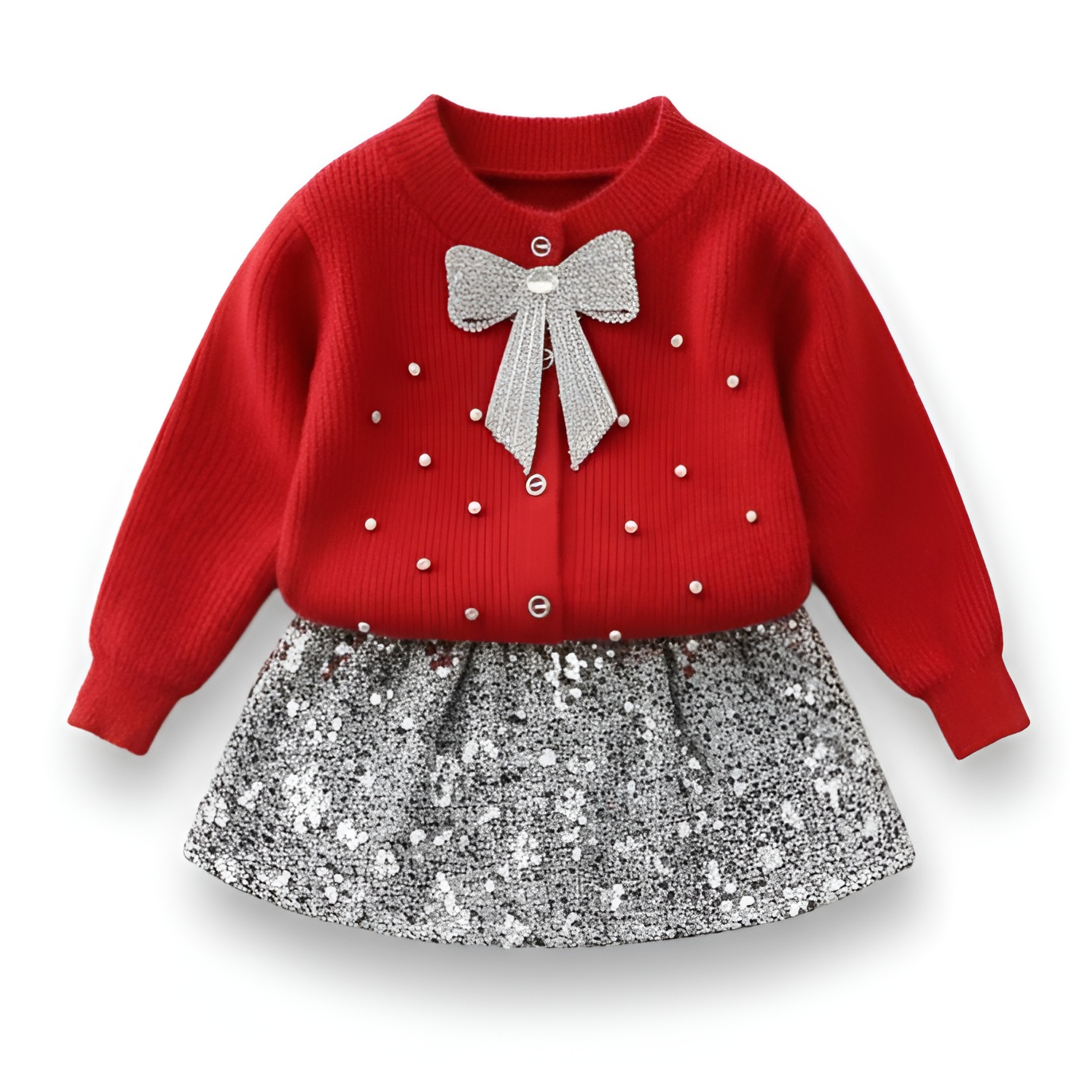 Long Sleeve Top And Skirt Korean Style Dress