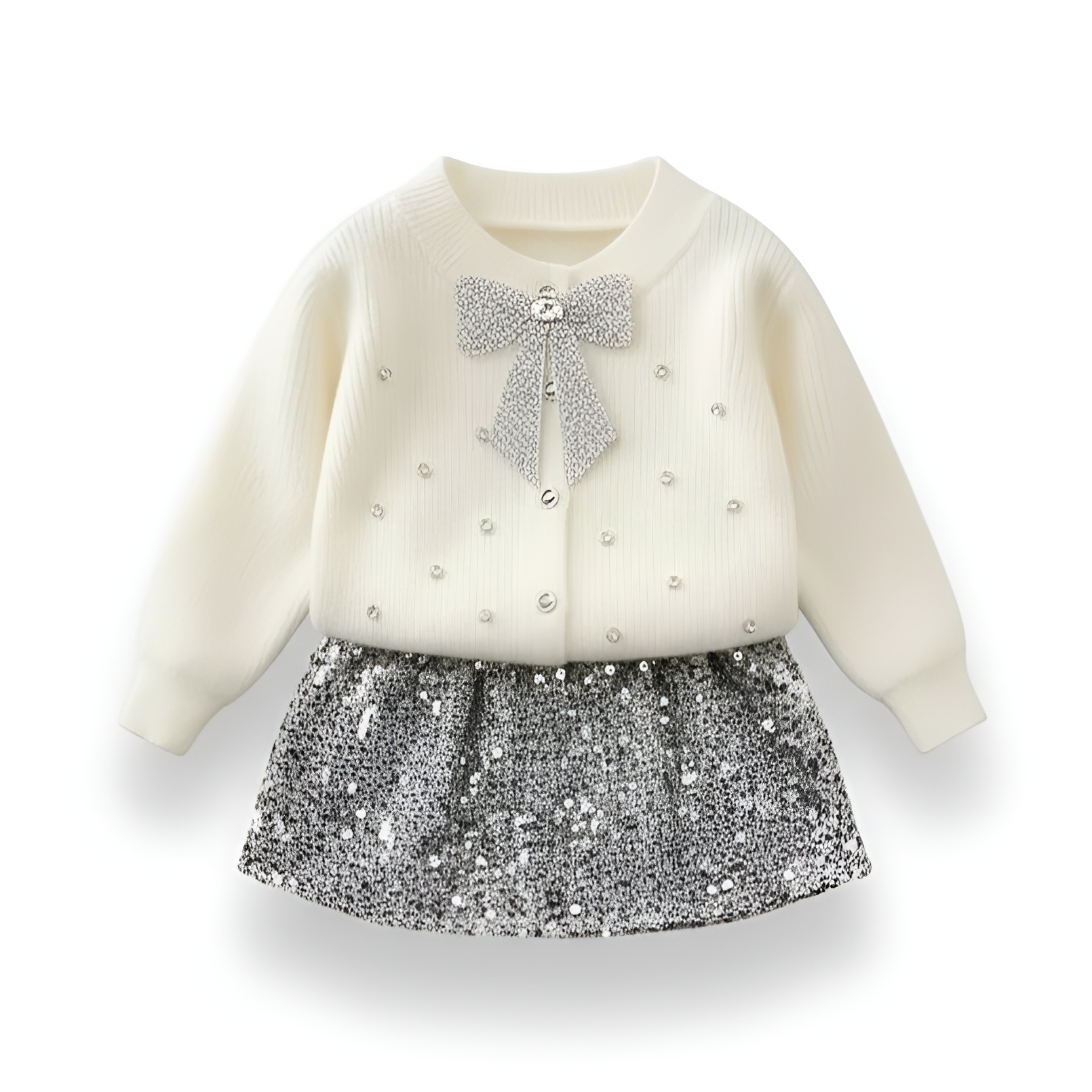 Long Sleeve Top And Skirt Korean Style Dress