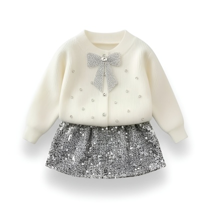 Long Sleeve Top And Skirt Korean Style Dress