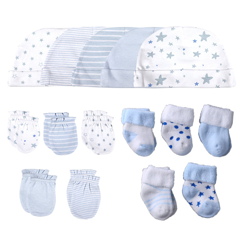 Fall Winter Newborn Baby Hats, Gloves & Socks Sets-Children Cloth Shop