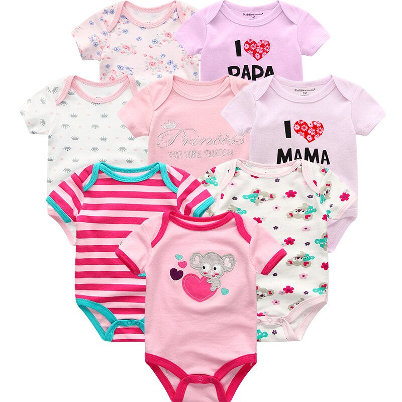 8 Piece Of Casual Cotton Infant Jumpsuits Set-Children Cloth Shop