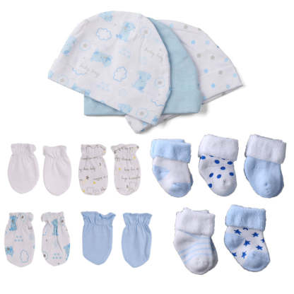 Newborn Baby Fall Winter Hats, Gloves And Socks Sets-Children Cloth Shop