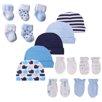 Newborn Baby Fall Winter Hats, Gloves And Socks Sets-Children Cloth Shop