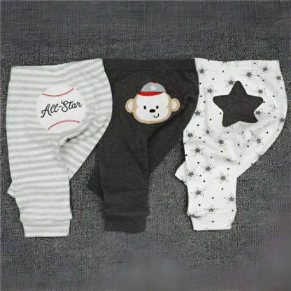 Casual 3Pcs Toddler Pajama Pants-Children Cloth Shop