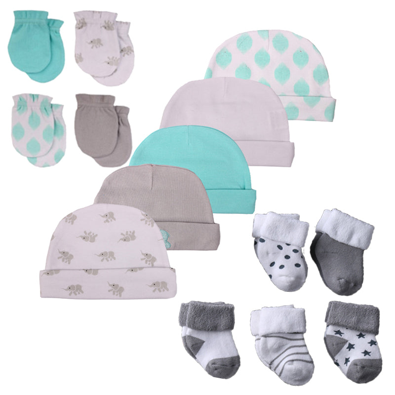 Newborn Baby Fall Winter Hats, Gloves And Socks Sets-Children Cloth Shop