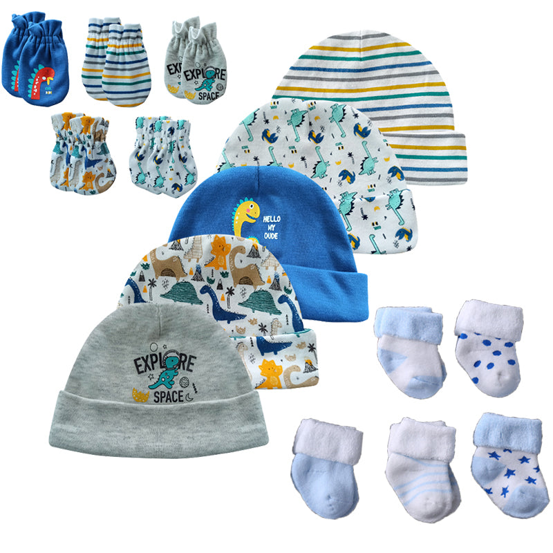 Fall Winter Newborn Baby Hats, Gloves & Socks Sets-Children Cloth Shop