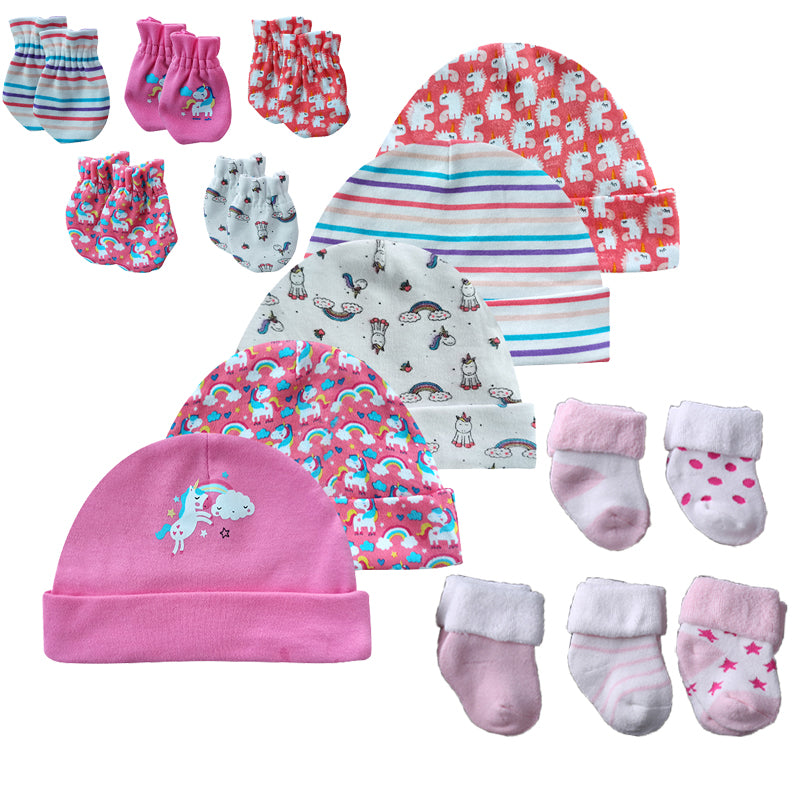 Fall Winter Newborn Baby Hats, Gloves & Socks Sets-Children Cloth Shop