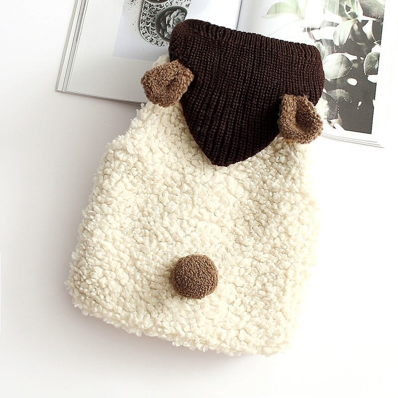 Winter Baby Hooded Knitted Vest Coat-Children Cloth Shop