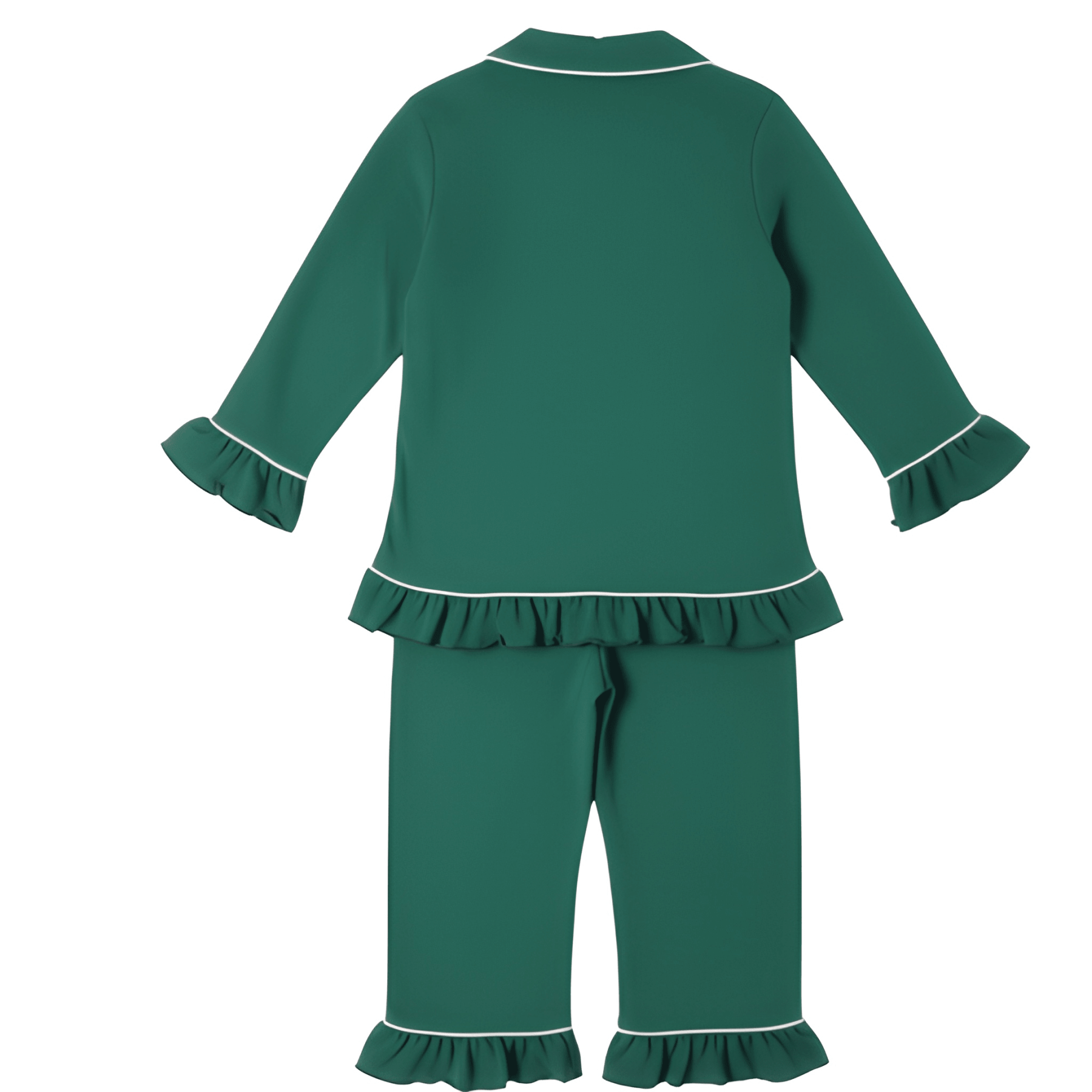 Kids Christmas Flannel Cotton Plaid Pajama Set For Siblings